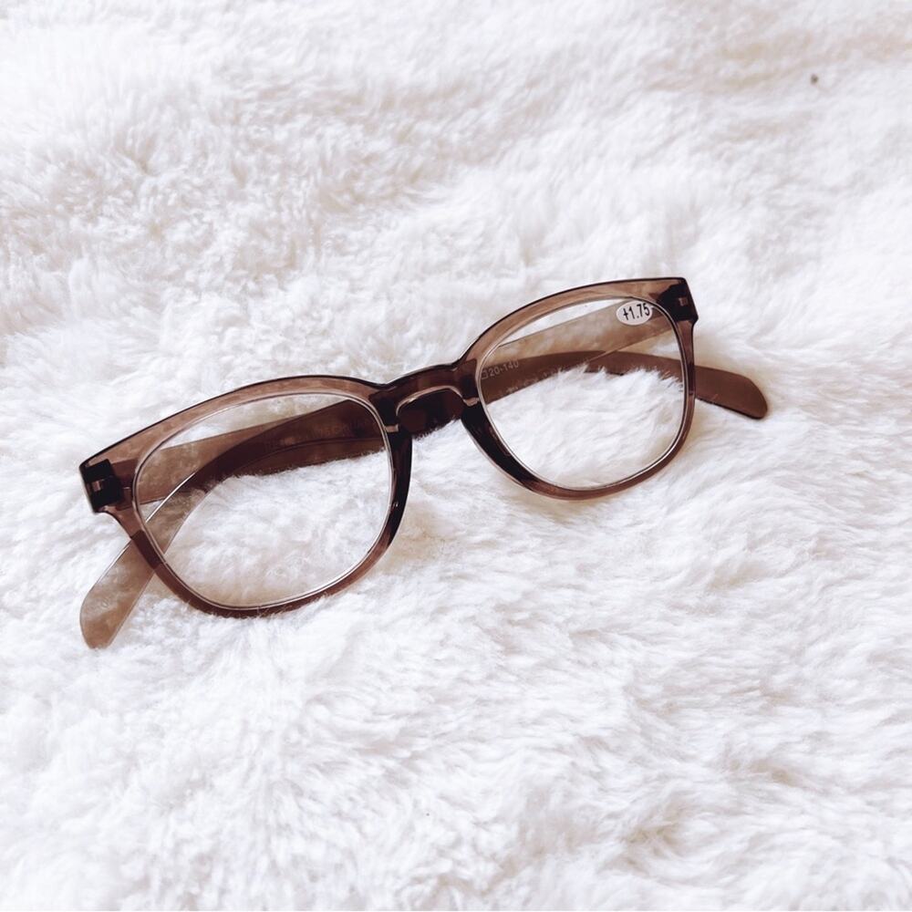 Mason Clear Brown Modern Chic Reader Glasses - Picture 3 of 9